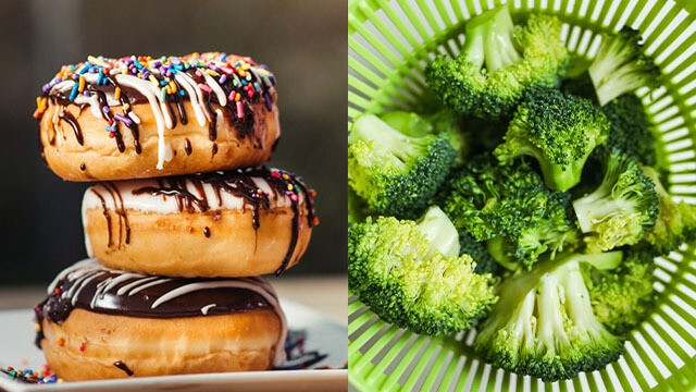 hedonic adaptation - junk food to broccoli